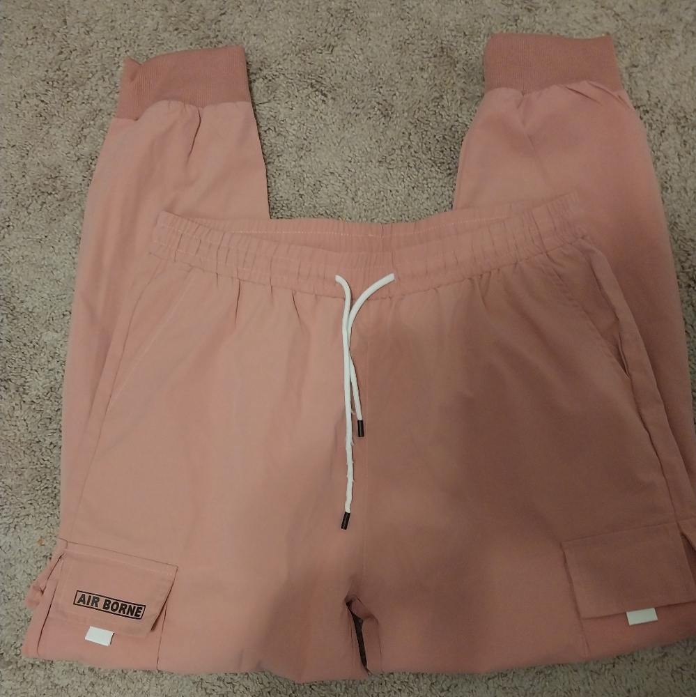 Pink jogger scrubs size 2x